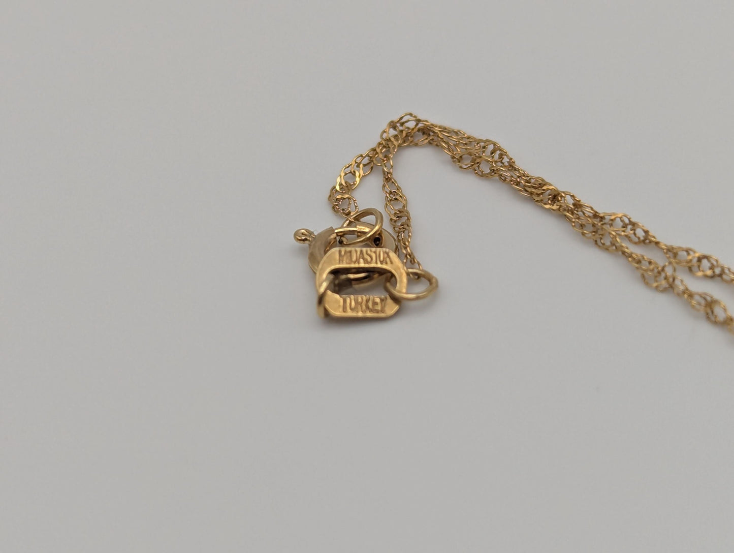 10k Yellow Gold .65ctw Diamond Cross Pendant Necklace 17 " Crucifix Necklace