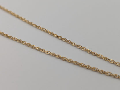 10k 12k Black Hills Gold Vine Leaf Pendant, Chain Necklace