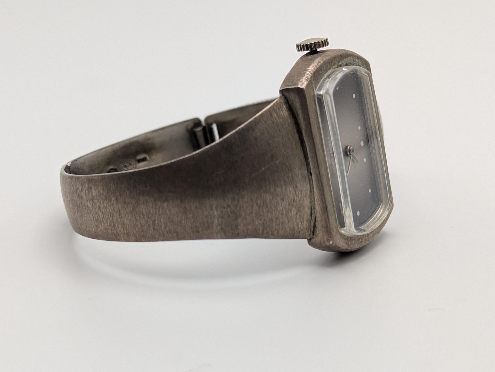 Vintage Bailey Banks & Biddle 925 Sterling Silver Band Watch Silver Cuff Watch