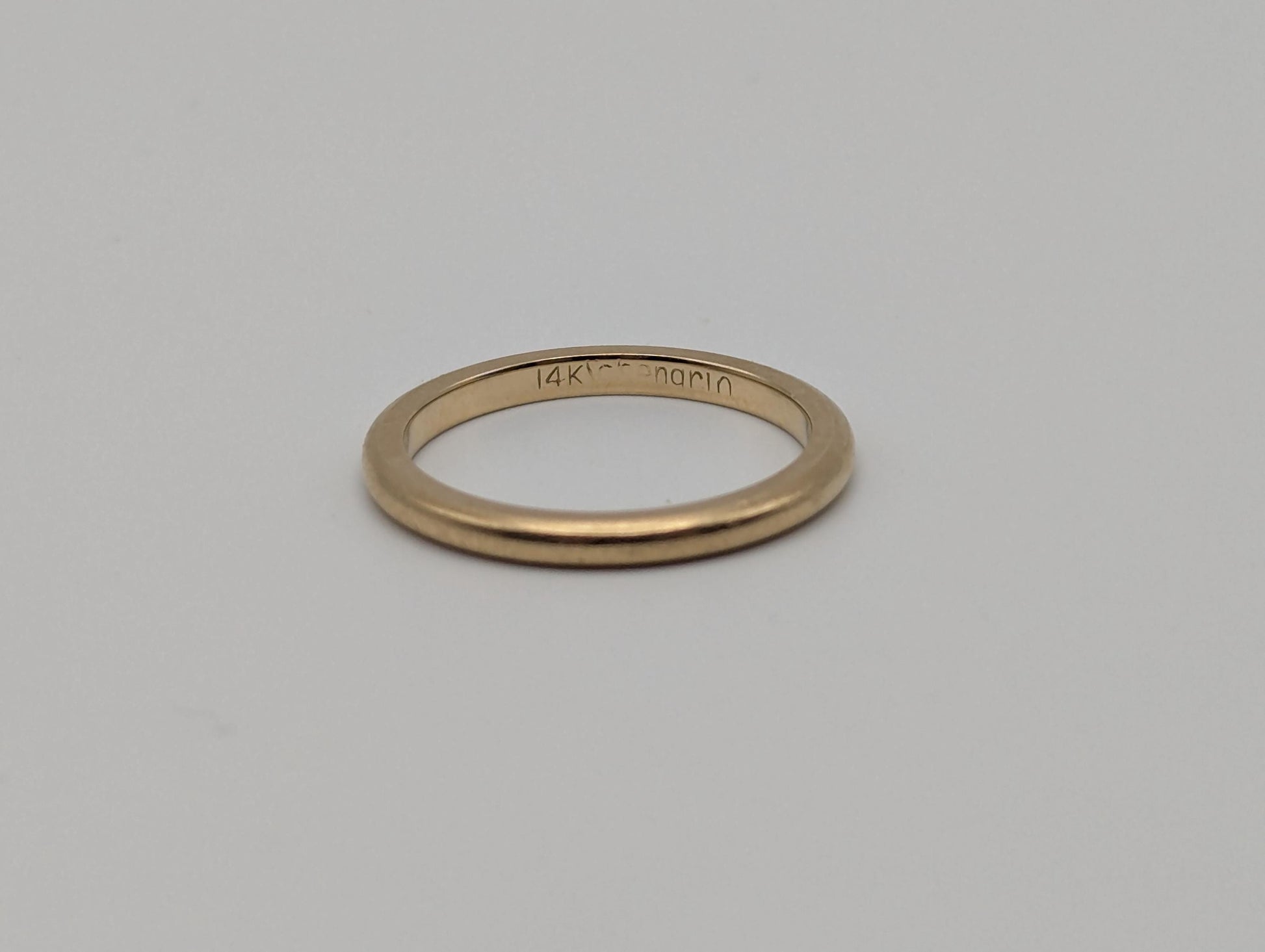 14k Yellow Gold Band Style Wedding Band Wedding Ring Anniversary Band