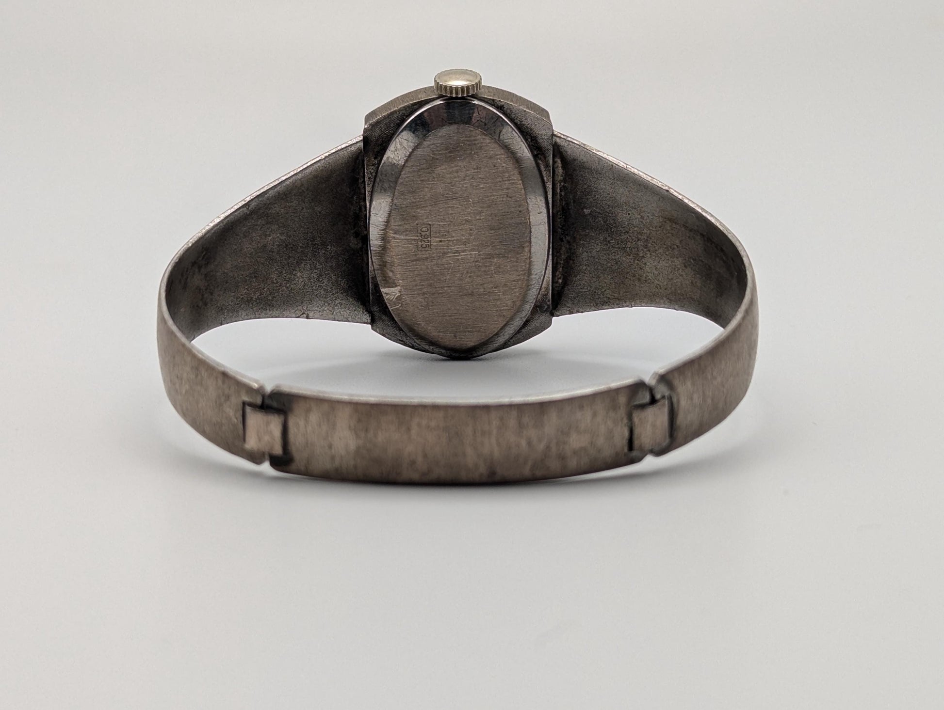 Vintage Bailey Banks & Biddle 925 Sterling Silver Band Watch Silver Cuff Watch