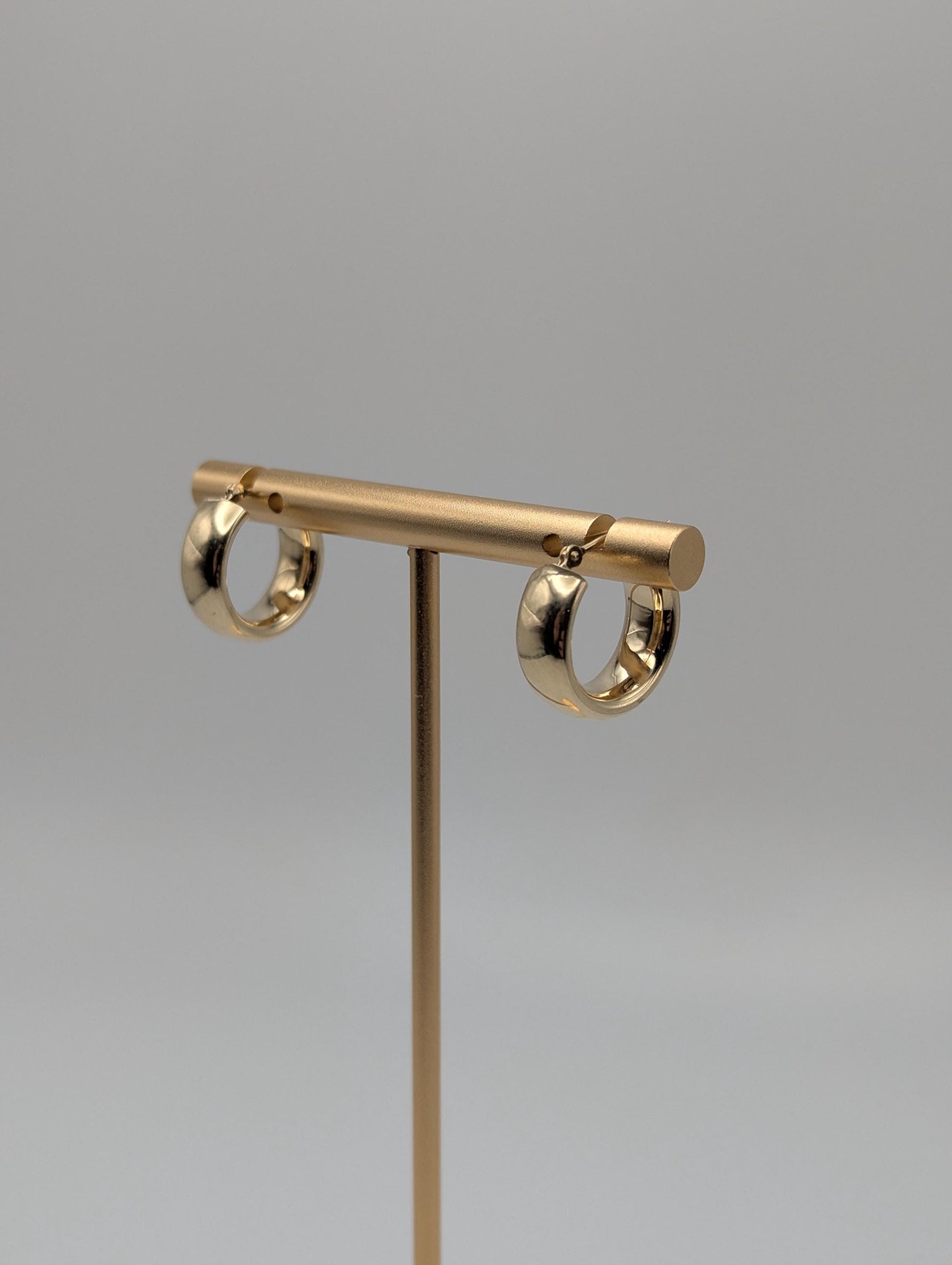 14k Yellow Gold Hoop Earrings Classic Gold Hoops Smalls Hoops