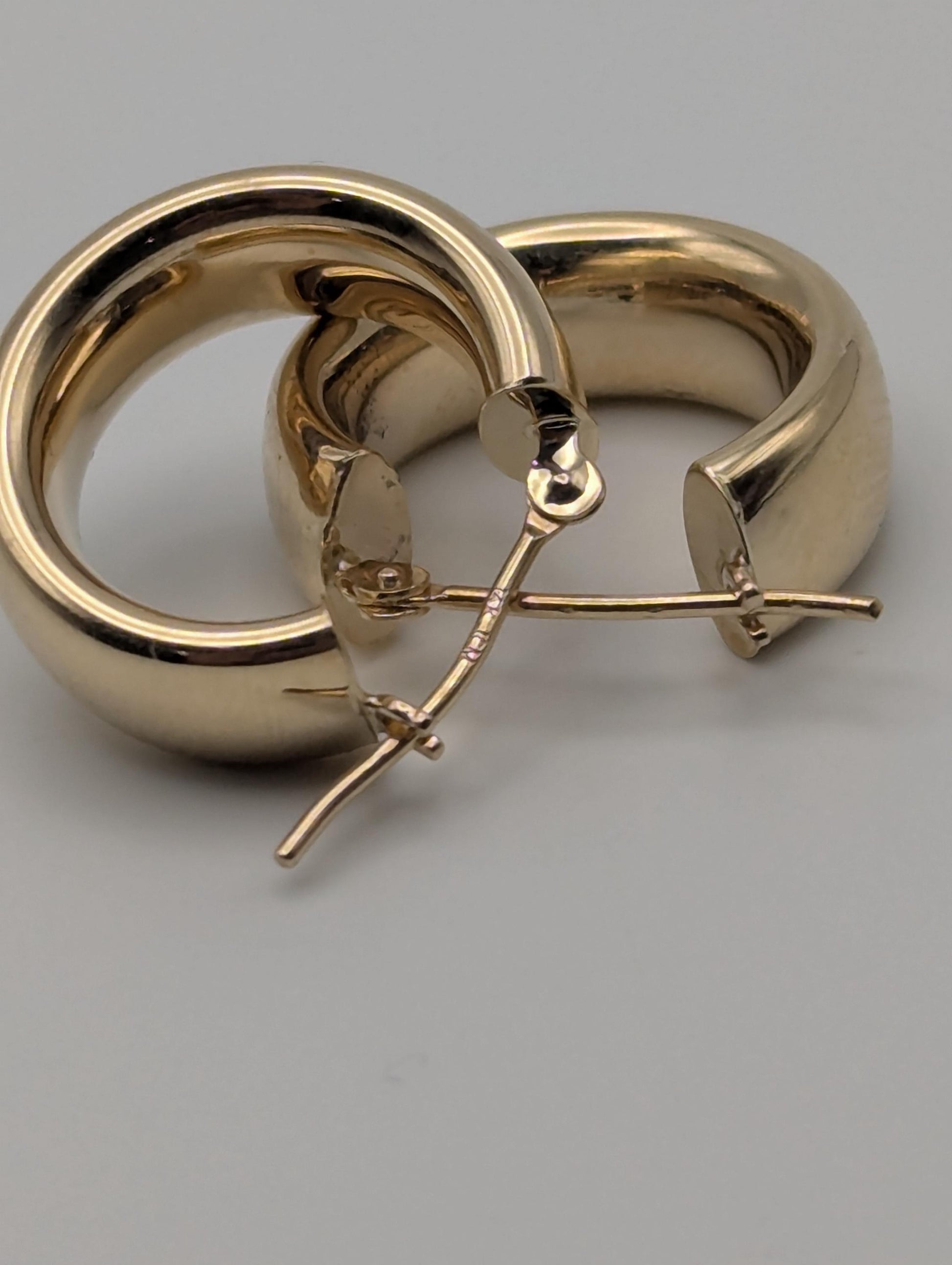 14k Yellow Gold Hoop Earrings Classic Gold Hoops Smalls Hoops