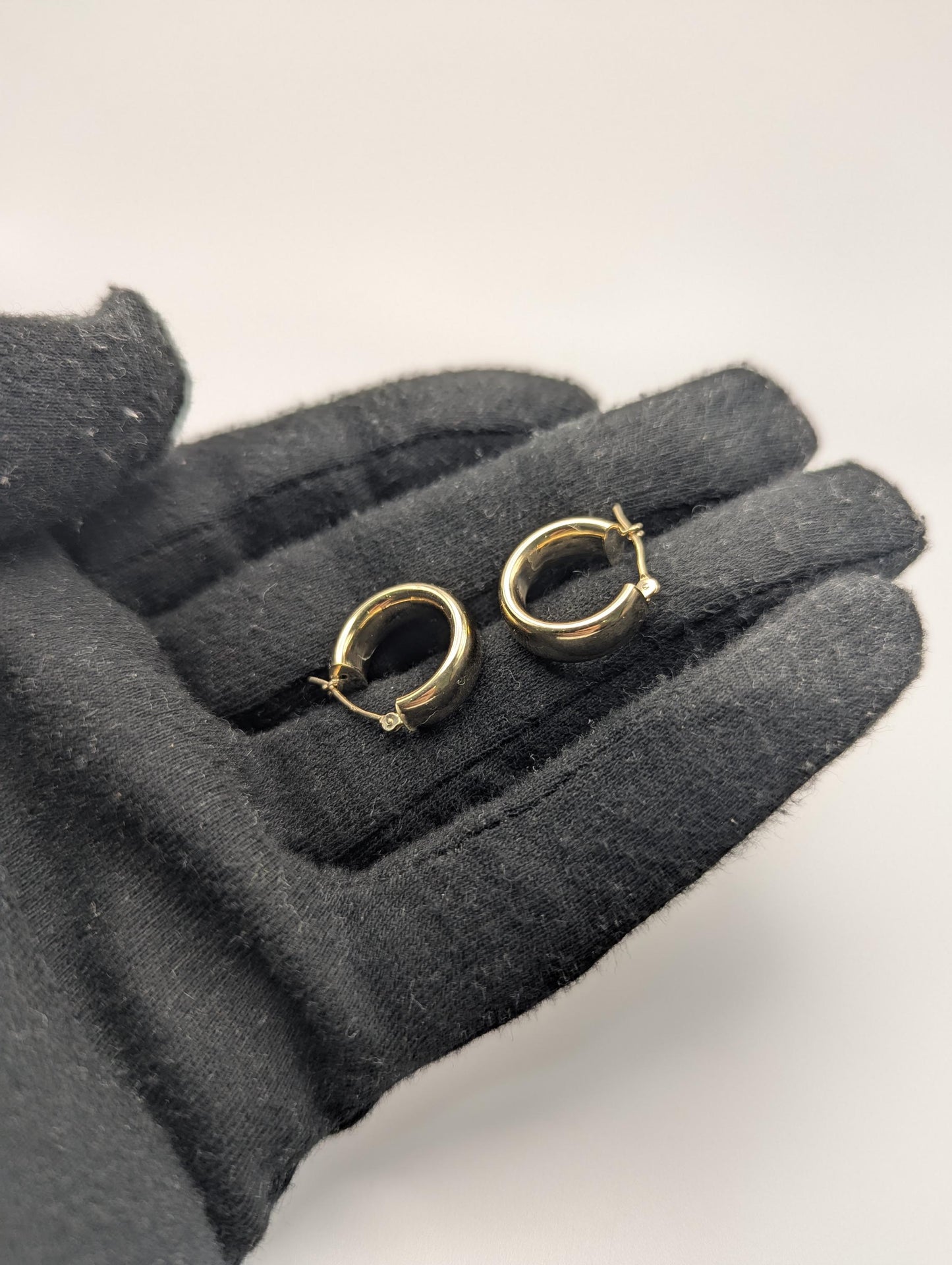 14k Yellow Gold Hoop Earrings Classic Gold Hoops Smalls Hoops