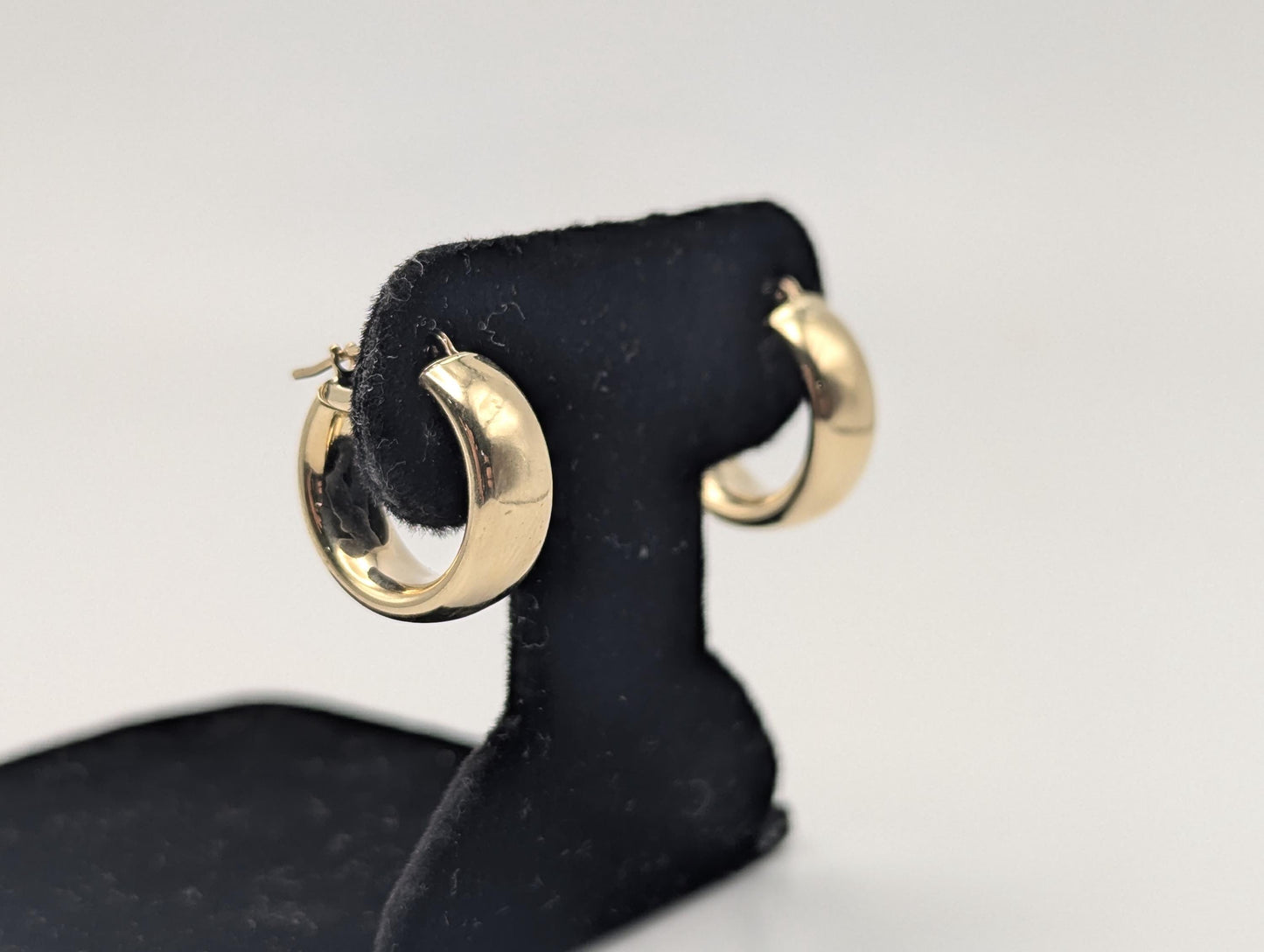 14k Yellow Gold Hoop Earrings Classic Gold Hoops Smalls Hoops