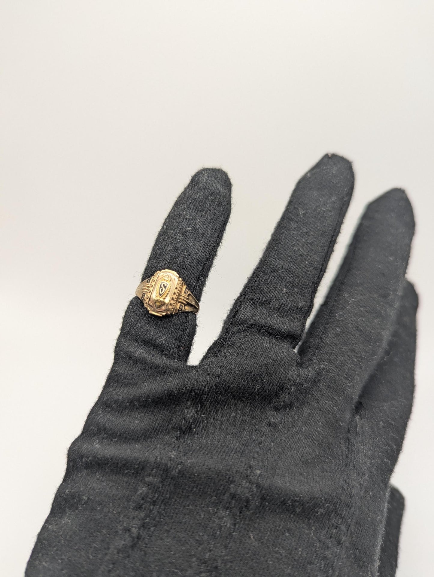 Antique 10k 1949 Jostens Class Ring. Vintage Class Ring. Signet Ring.