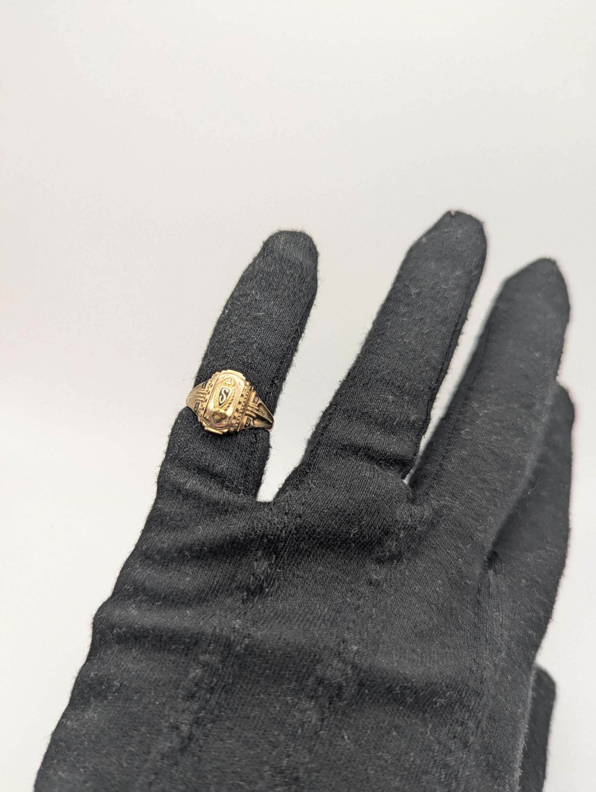 Antique 10k 1949 Jostens Class Ring. Vintage Class Ring. Signet Ring.