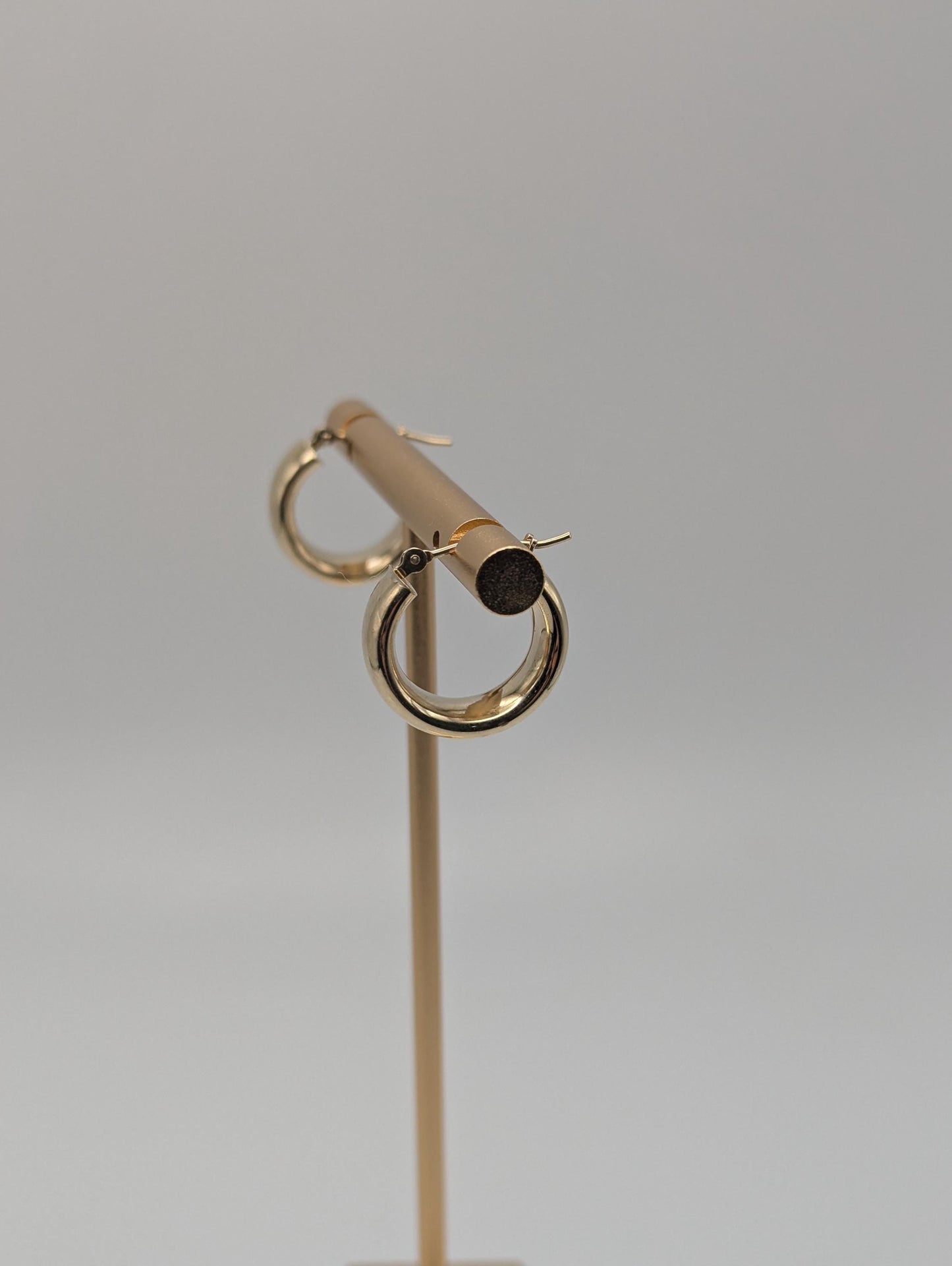 14k Yellow Gold Hoop Earrings Classic Gold Hoops Smalls Hoops