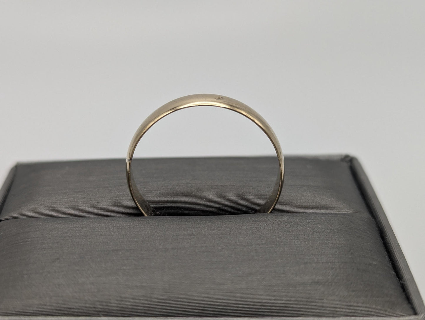 14k Antique 1871 Plain Comfort Fit 4mm Wedding Cigar Wide Band Ring Anniversary