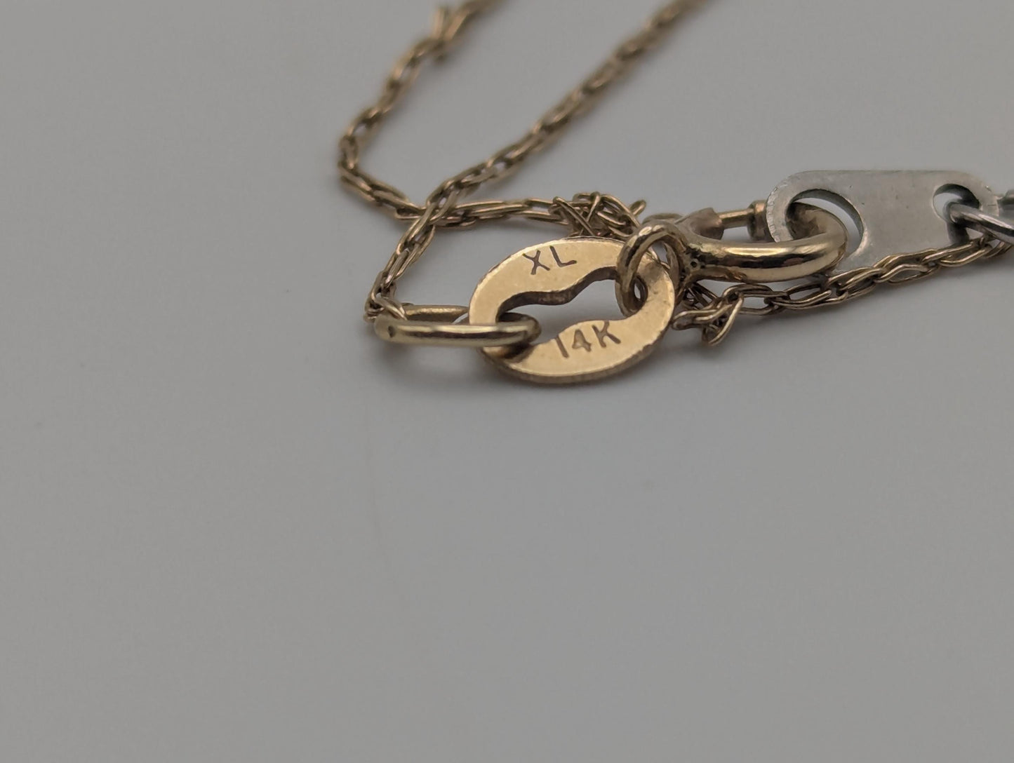 14k Yellow Gold Diamond and Pearl Pendant Necklace 18" Chain Pearl Necklace