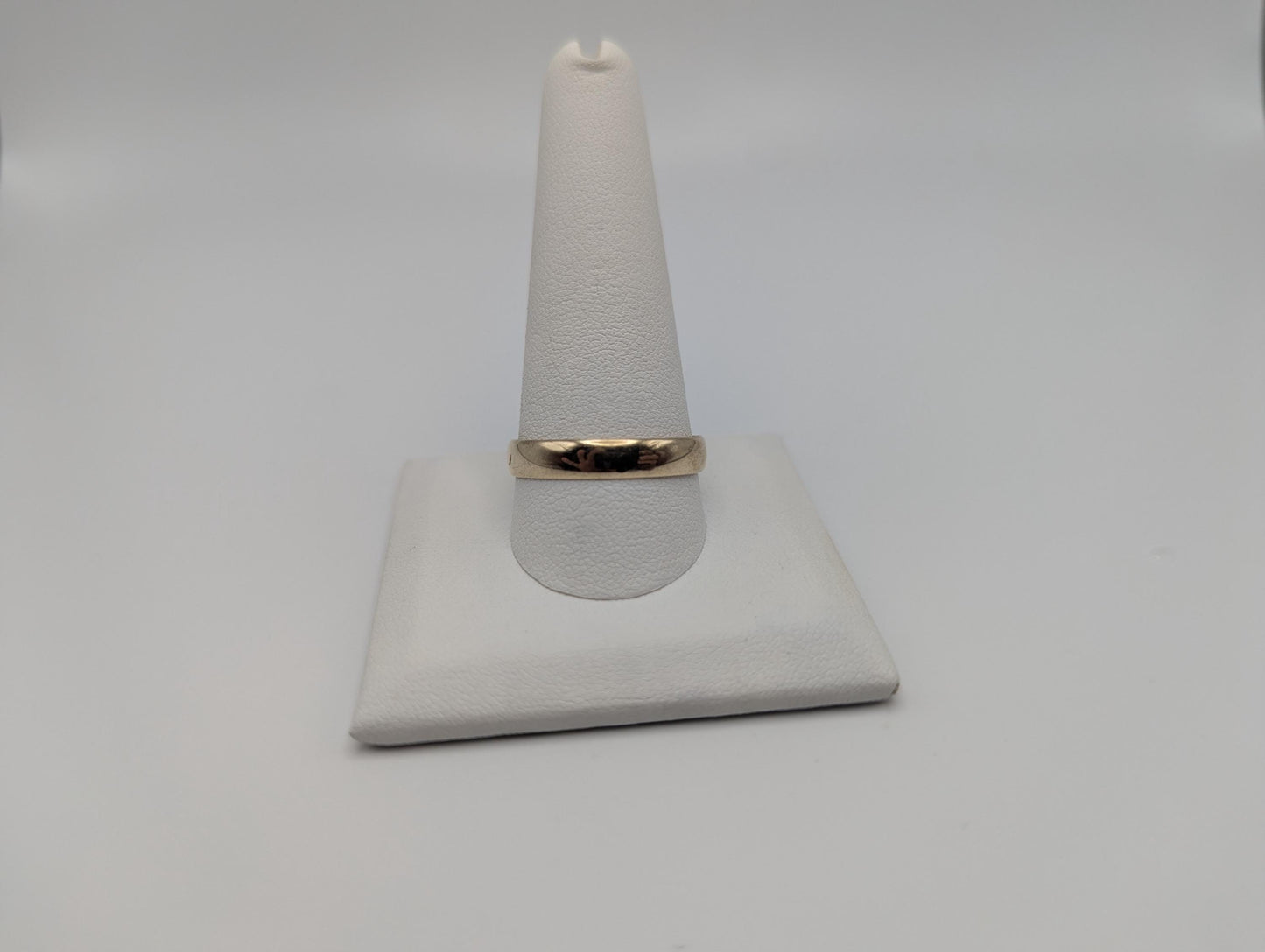 14k Antique 1871 Plain Comfort Fit 4mm Wedding Cigar Wide Band Ring Anniversary