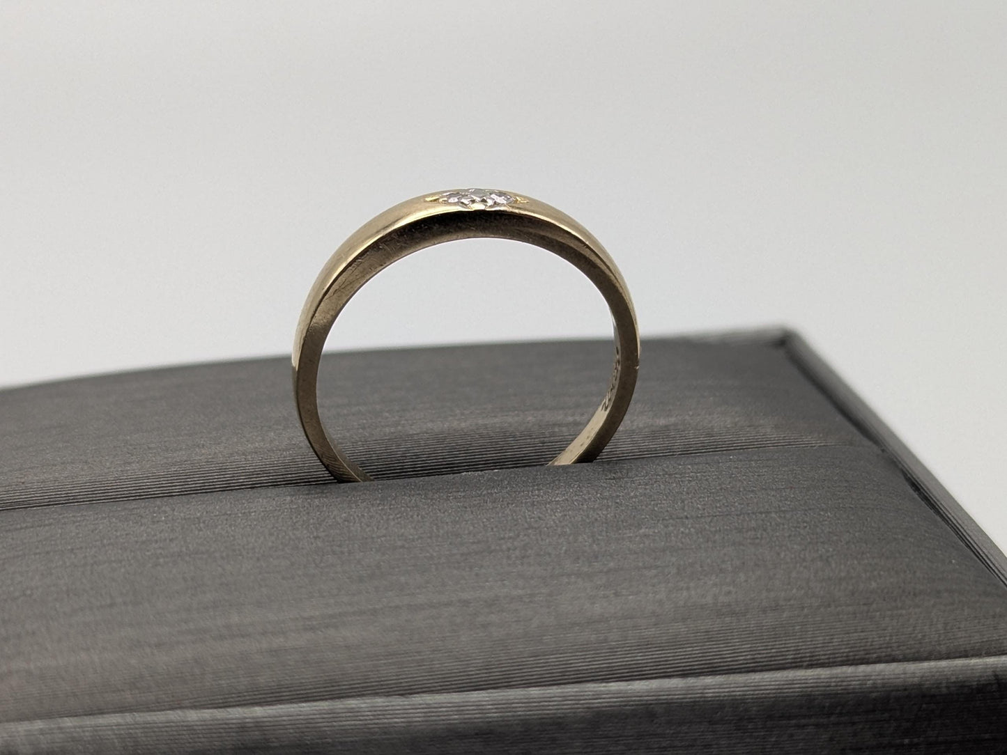 14k Vintage Yellow Gold Diamond Engagement Ring Promise Ring