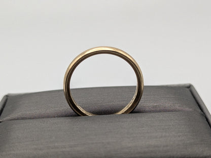 Antique 1919 Wedding Ring 14K Yellow Gold Wedding Band 3.2mm Comfort Fit Ring