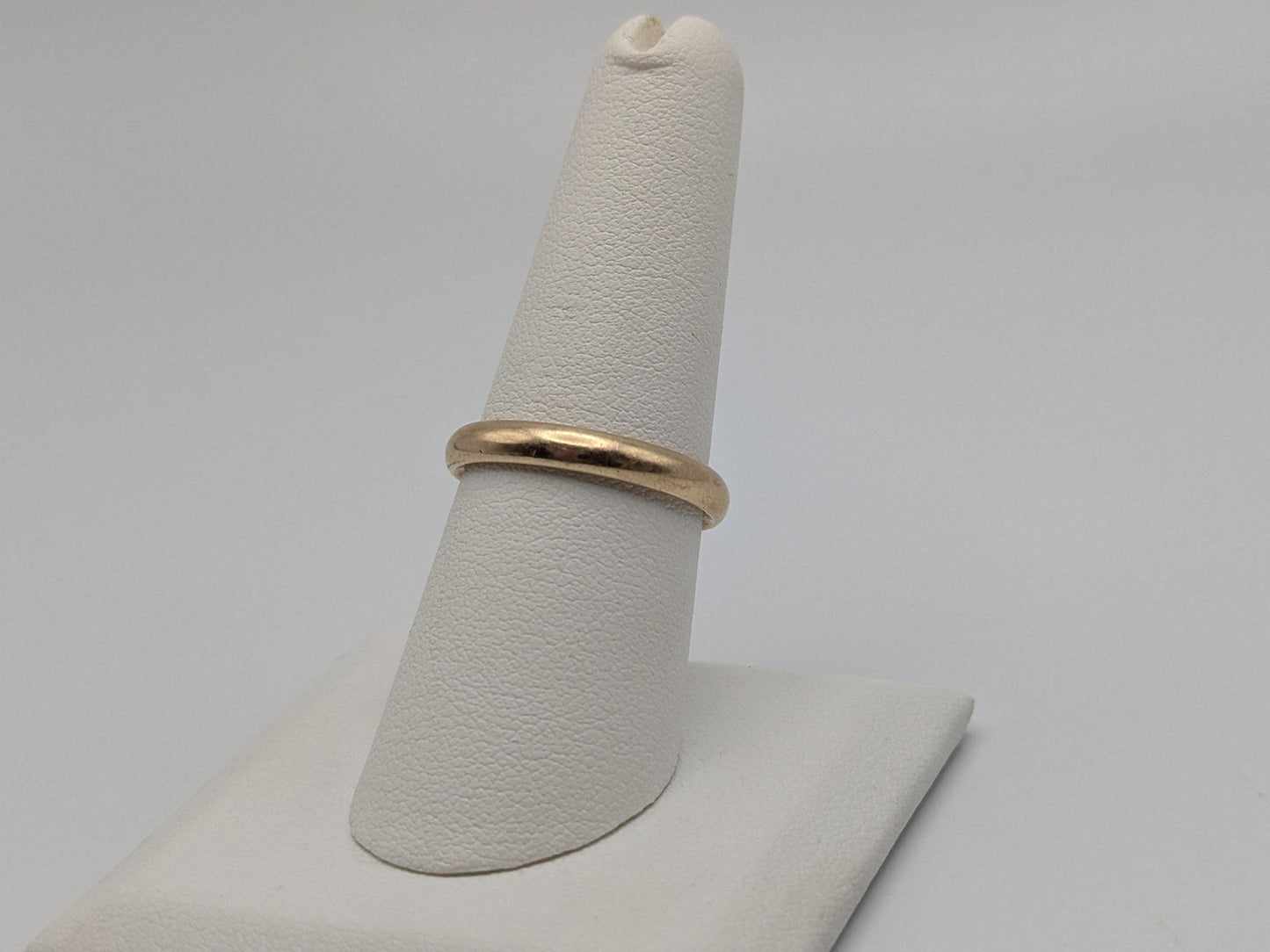 Antique 1919 Wedding Ring 14K Yellow Gold Wedding Band 3.2mm Comfort Fit Ring