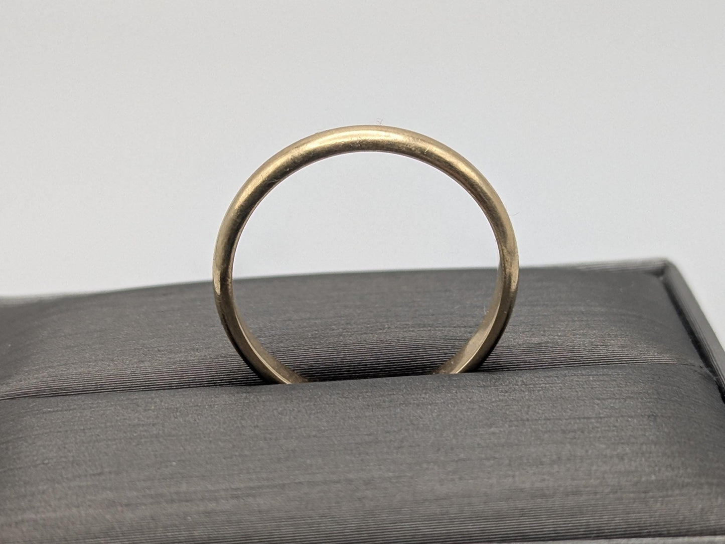 Vintage Wedding Ring 14K Yellow Gold Wedding Band 3.3mm Comfort Fit Ring