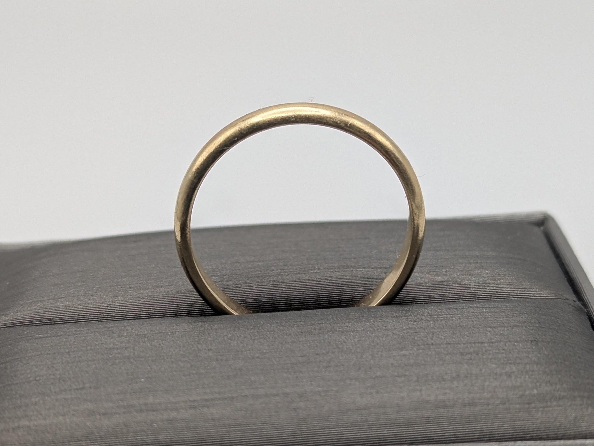 Vintage Wedding Ring 14K Yellow Gold Wedding Band 3.3mm Comfort Fit Ring