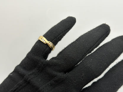 14k Yellow Gold Mens Diamond Ring. Wedding Ring. Anniversary Band Ring.
