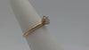 10k Yellow Gold Diamond Solitaire Ring. Yellow Diamond Wedding Band. 14k Diamond Promise Ring. 14k Engagement Ring. 14k Oval Diamond Ring.