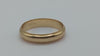 4.2 grams Friedman's 10k Gold 5mm Milgrain Half Round Wedding Band. 10k Yellow Gold Milgrain Band. Yellow Gold Wedding Engagement Band