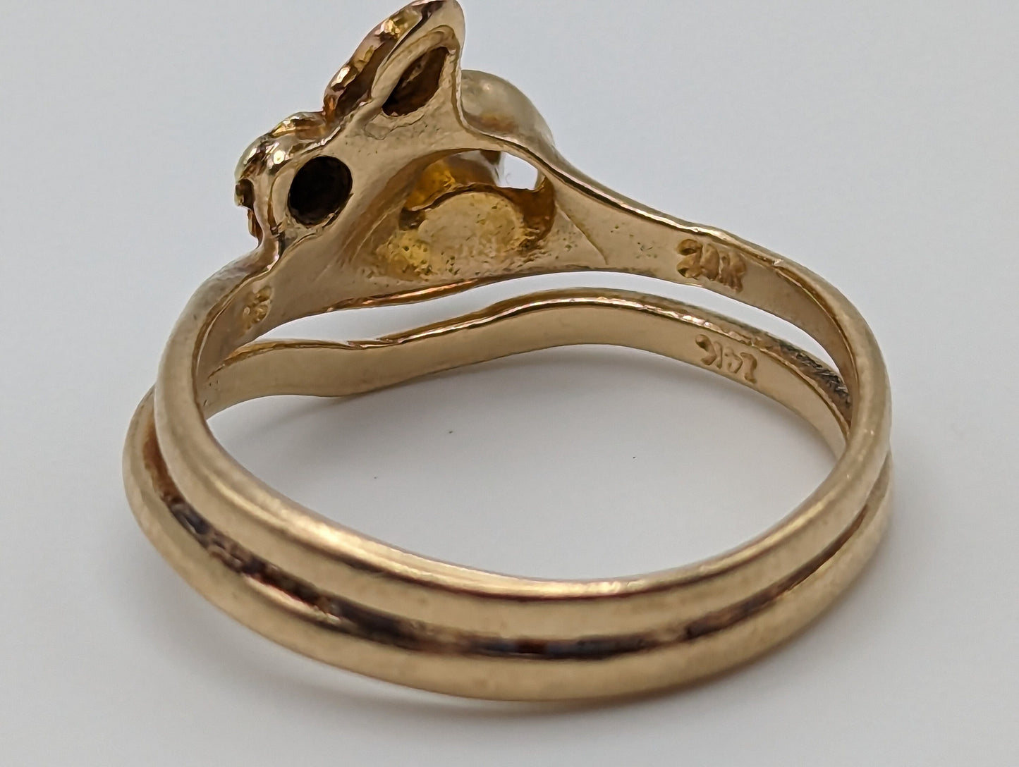 14k Diamond Black Hills Gold Ring. 14k Multi-tone Gold Black Hills Engagement Ring. 14k Black Hill Wedding Band. Rose Gold Diamond Ring.