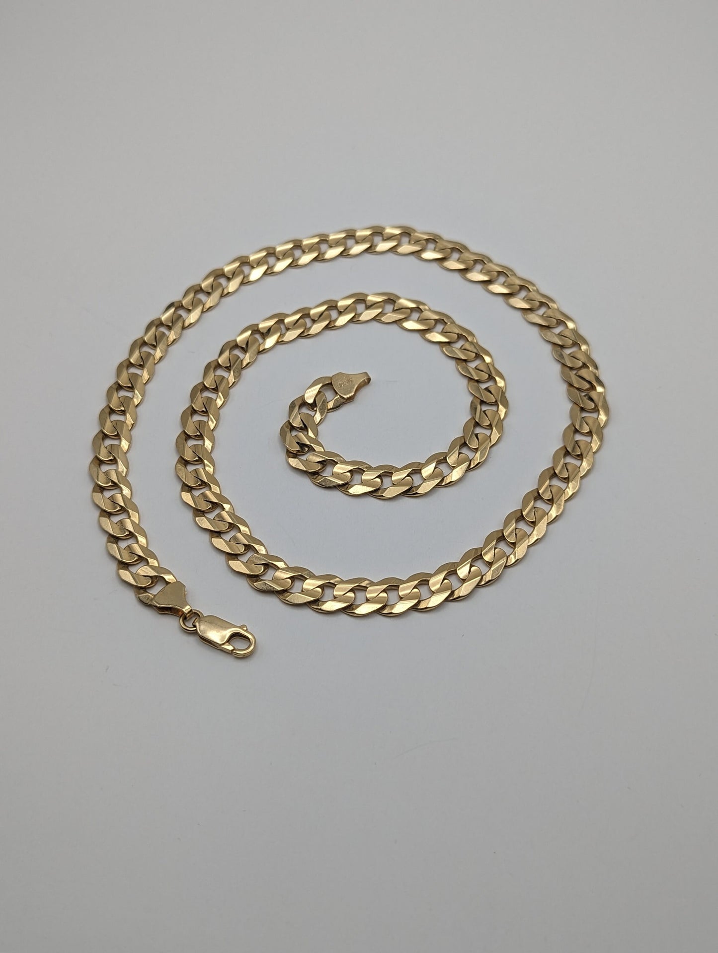 49 Grams Cuban Chain 22 inch Yellow Gold 10k. 10k Yellow Gold Mens Miami Cuban Curb Link 22" 8.5mm Chain. Heavy Cuban Link 10k Necklace