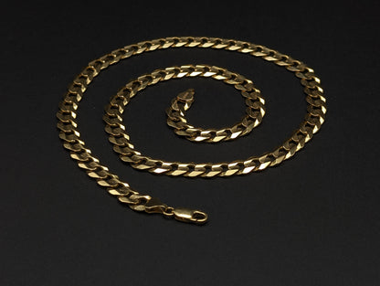 49 Grams Cuban Chain 22 inch Yellow Gold 10k. 10k Yellow Gold Mens Miami Cuban Curb Link 22" 8.5mm Chain. Heavy Cuban Link 10k Necklace
