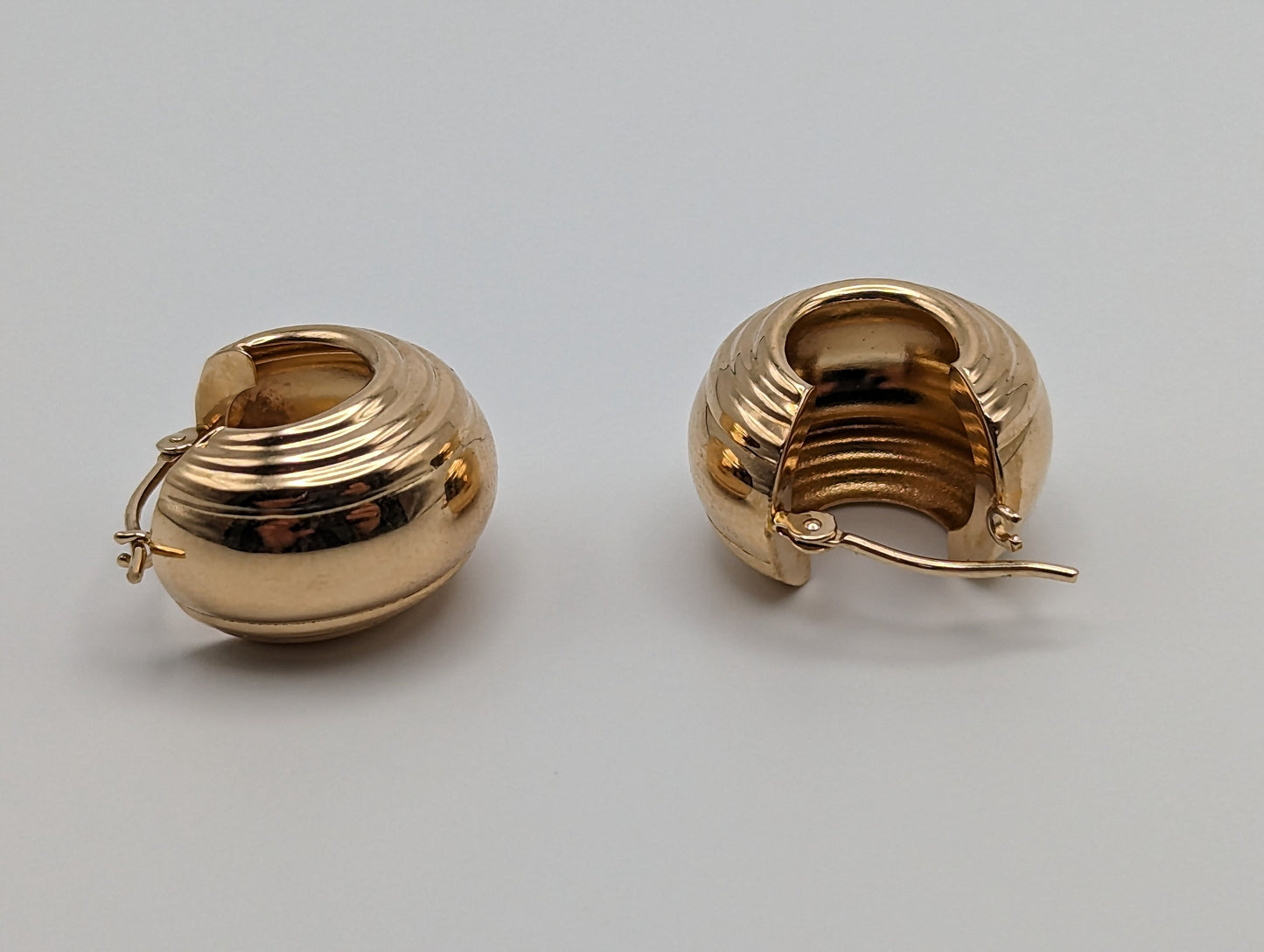 14k Gold Huggie Earrings. Jacmel Small Hoop Earrings.14k Gold Hoop Earrings. 14k Hoop Earrings. 14k JCM earrings.