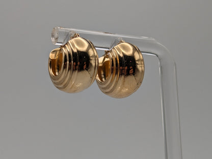 14k Gold Huggie Earrings. Jacmel Small Hoop Earrings.14k Gold Hoop Earrings. 14k Hoop Earrings. 14k JCM earrings.