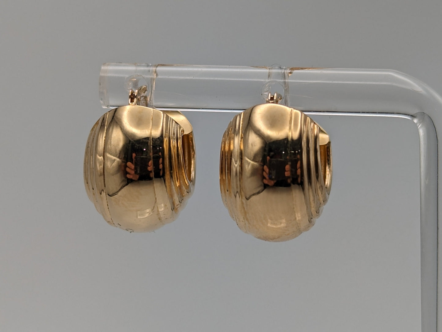 14k Gold Huggie Earrings. Jacmel Small Hoop Earrings.14k Gold Hoop Earrings. 14k Hoop Earrings. 14k JCM earrings.