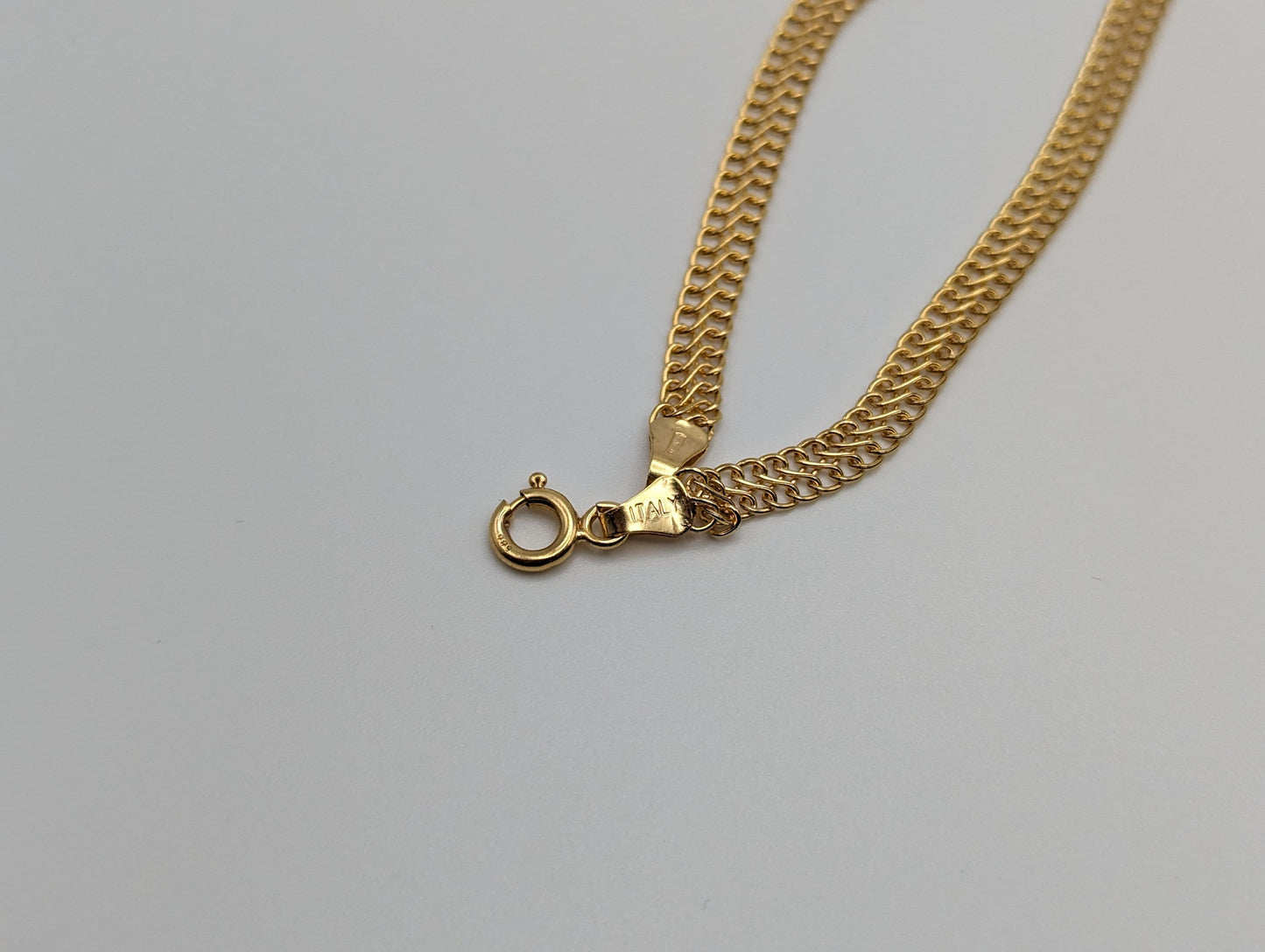 14k Infinity Link Bismark S Link Italian Chain 753 AR 14k Yellow Gold Italian Infinity Chain 19"