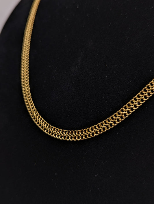 14k Infinity Link Bismark S Link Italian Chain 753 AR 14k Yellow Gold Italian Infinity Chain 19"