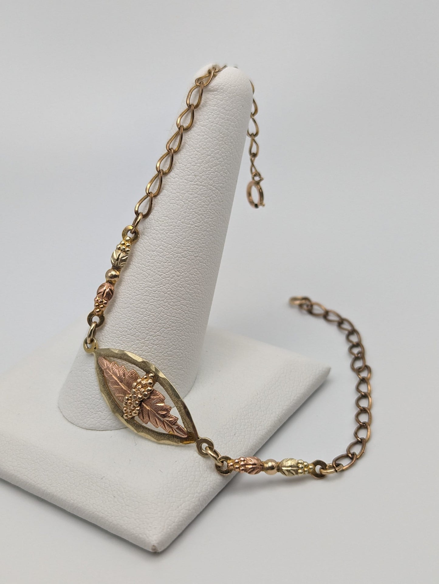 10k 12k Black Hills Gold Rose Gold Vine Bracelet. Black Hills Gold 10k Vine Bracelet.